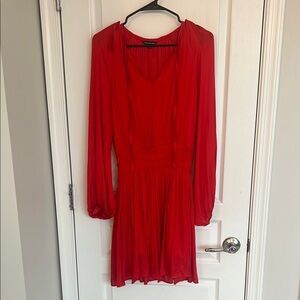 Vibrant Red Women's Dress
